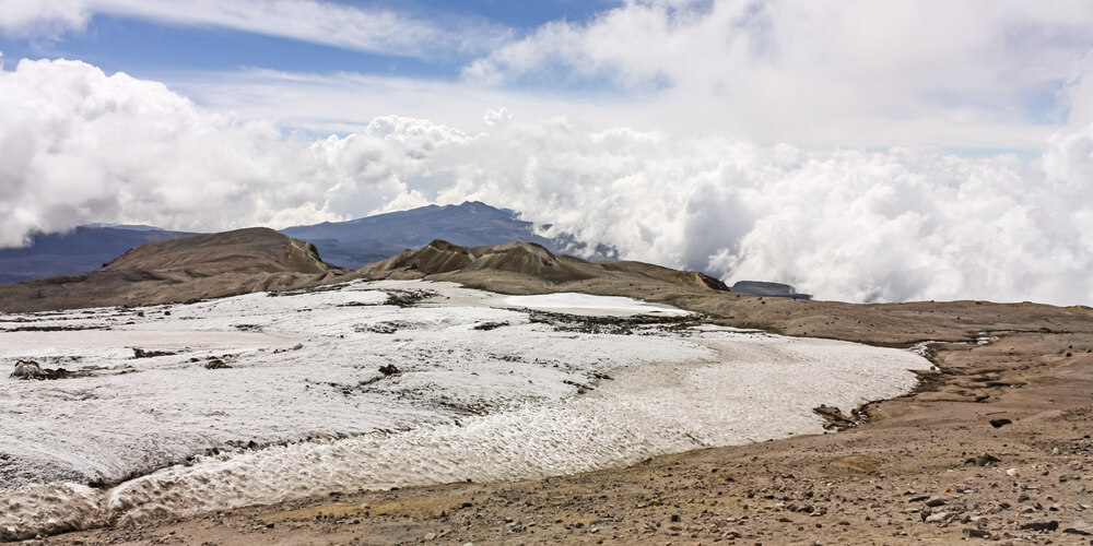 Glaciar en el Nevado del Ruiz