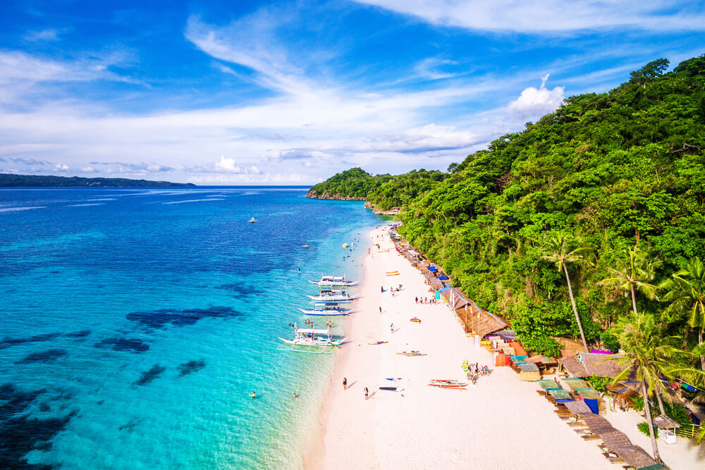 Playa en la isla Boracay
