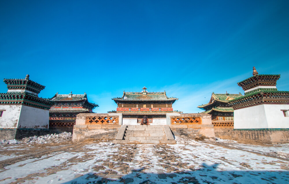 Templo en Karakórum originario del Imperio mongol