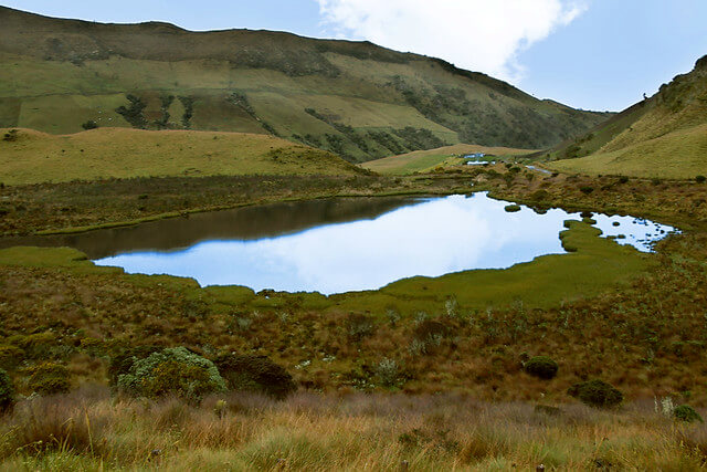 Laguna en Los Nevados
