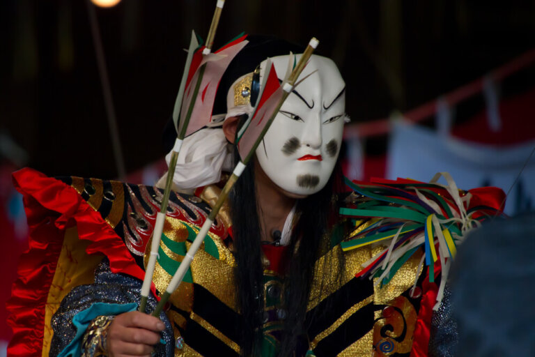 El significado de las máscaras japonesas