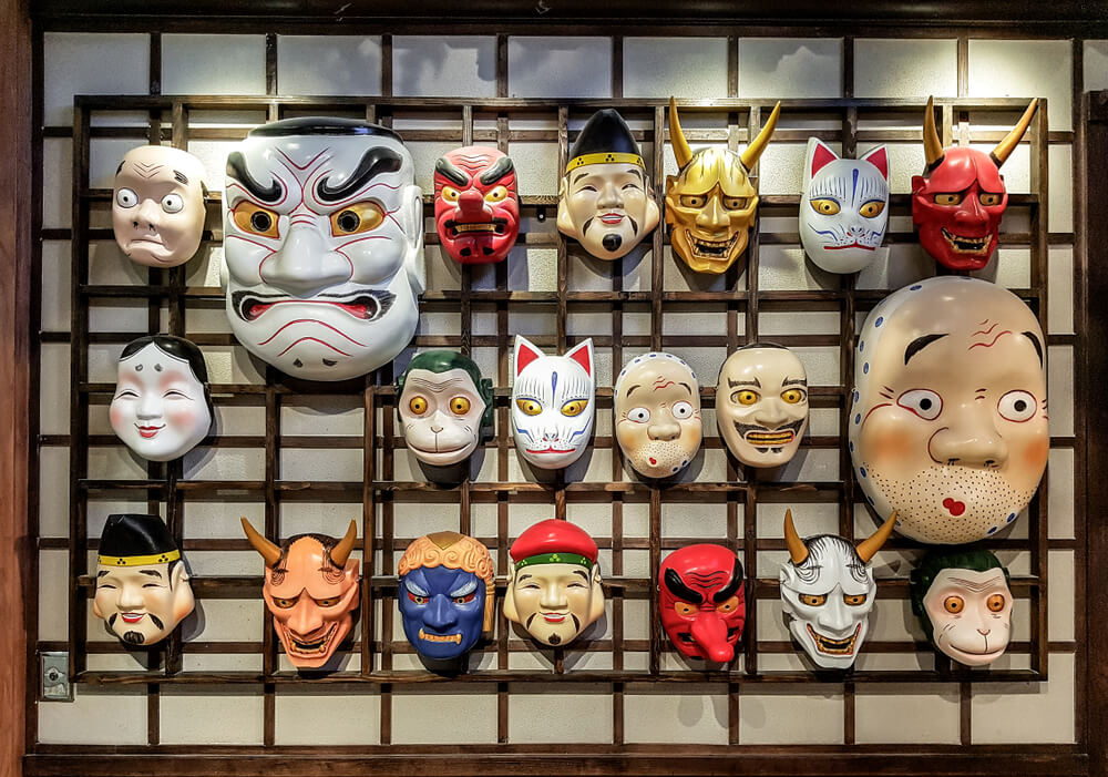 Máscaras japonesas