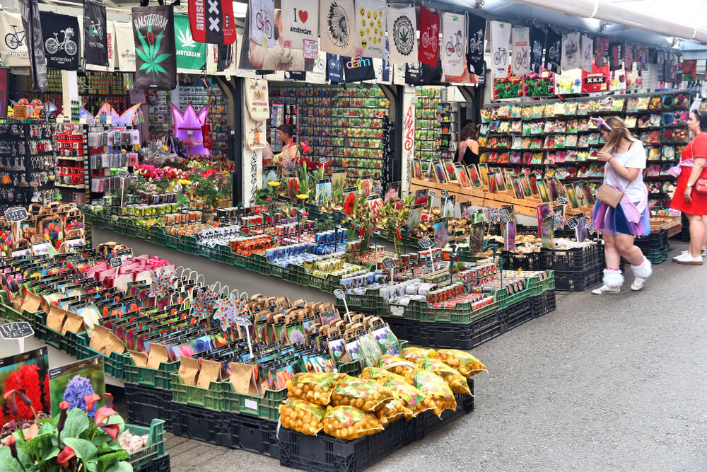 Mercado de las flores de Ámsterdam