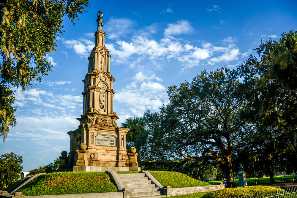 Monumento conmemorativo de la Confederación en Savannah