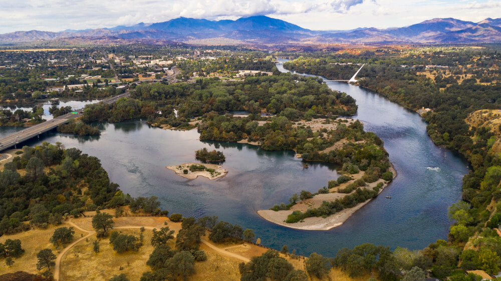 Río Sacramente en Redding