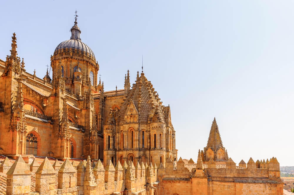 Tejados de la catedral salmantina