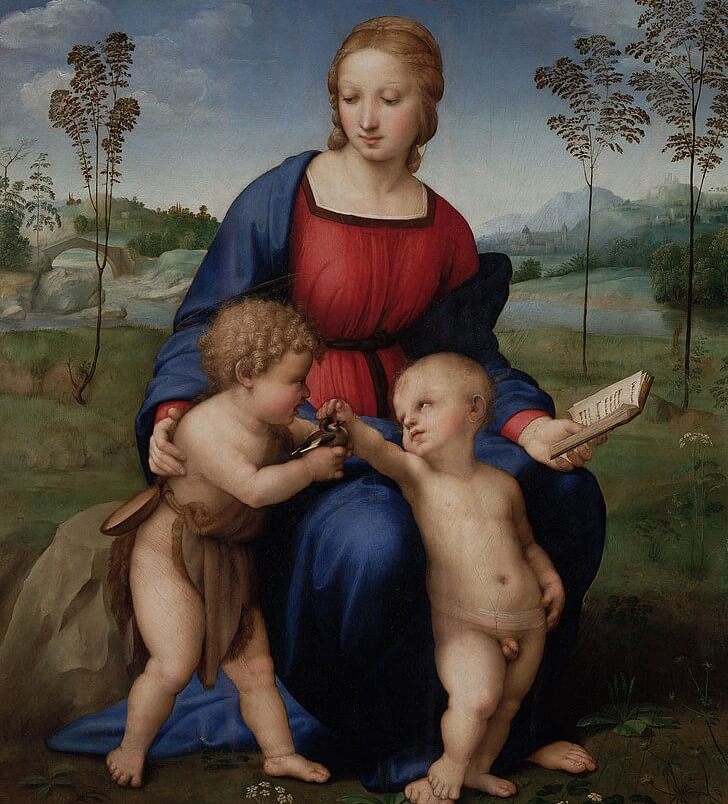 'Virrgen del jilguero' de Rafael