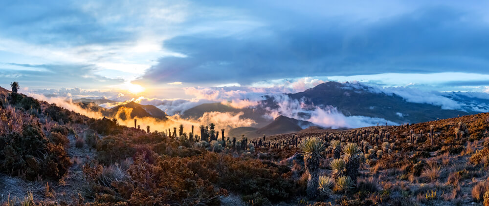 Volcán Tolima en el Parque Natural Los Nevbados