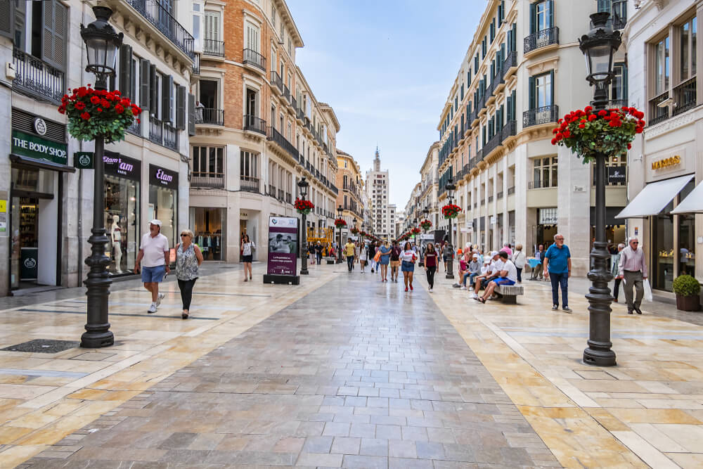 Conoce la calle Marqués de Larios en Málaga