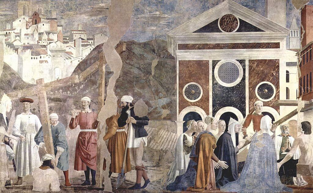 Descubrimiento y prueba de la Vera Cruz de Piero della Francesca