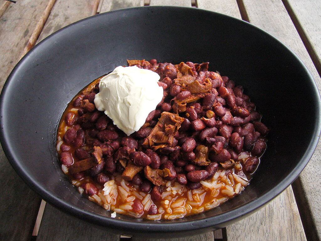 Plato de frijoles