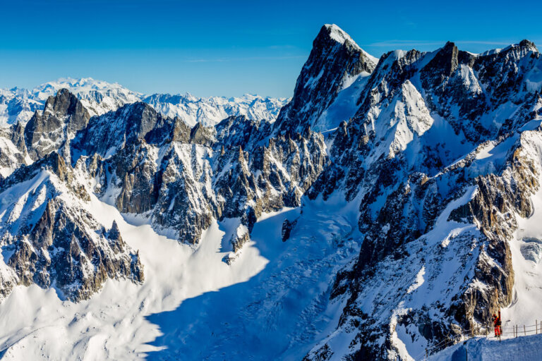 El Mont Blanc, el punto más alto de la Unión Europea
