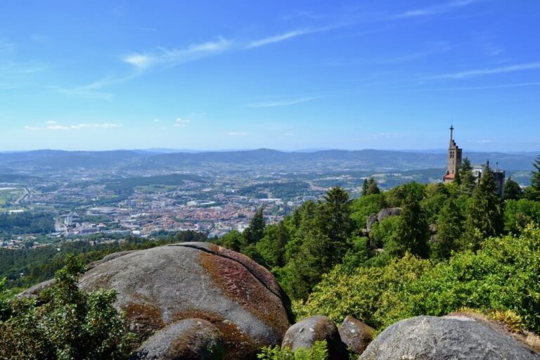 Un día en la montaña da Penha de Guimarães