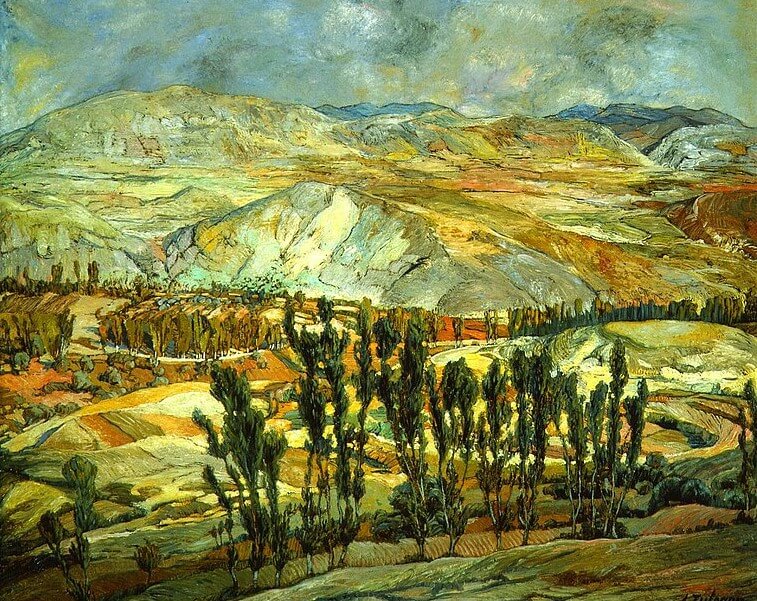 'Paisaje de Calatayud' de Ignacio Zuloaga
