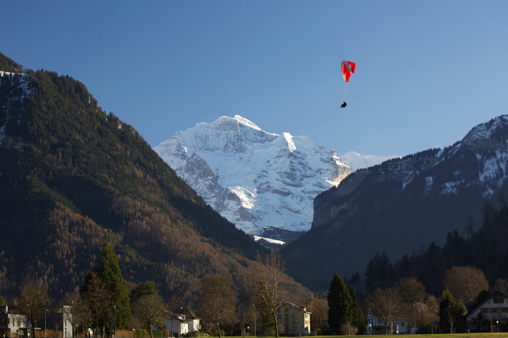 Paracaidistas en Interlaken