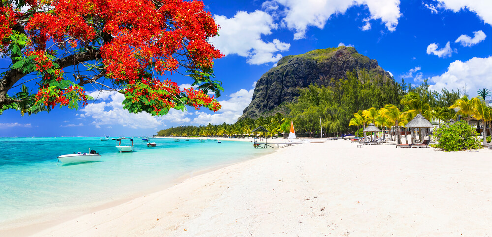 Playa en Mauricio