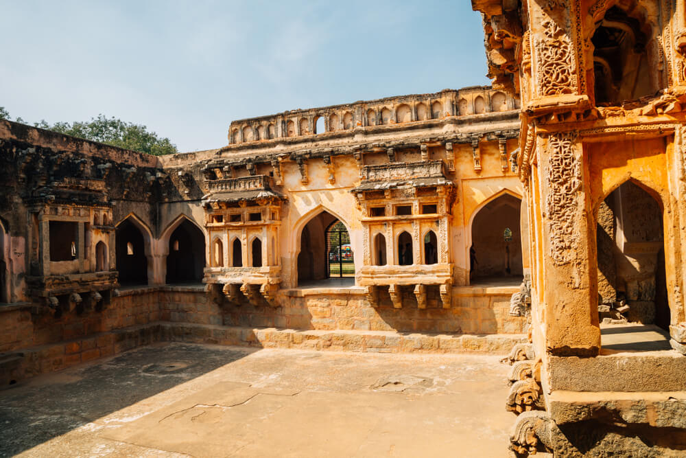 Ruinas de la ciudad de Hampi, capital del Imperio vijayanagara