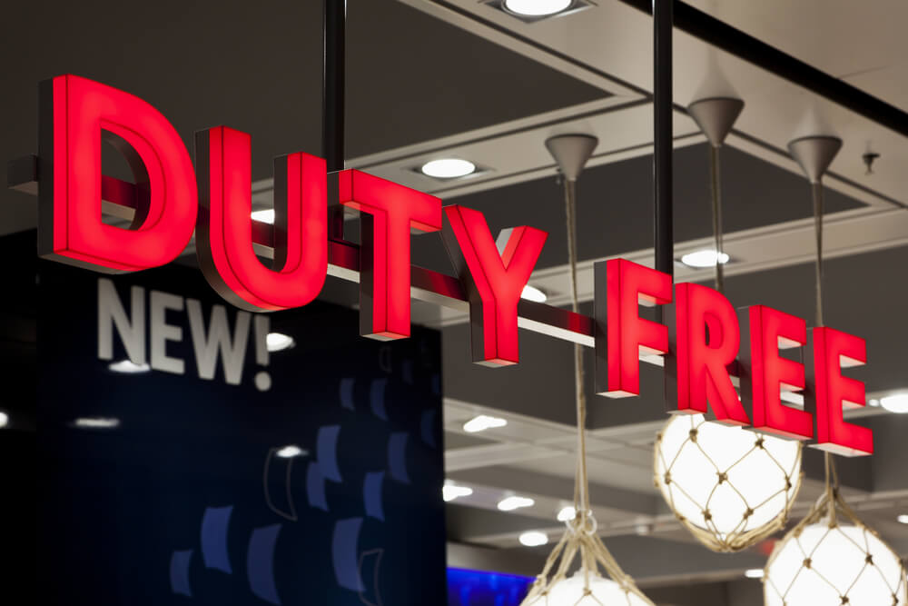 Señal de Duty Free