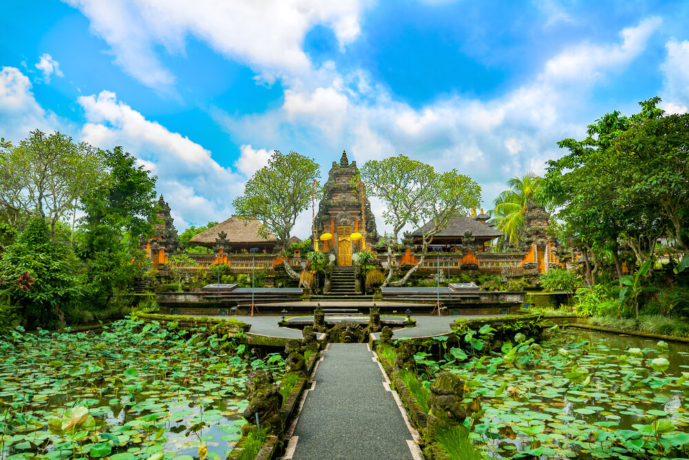 Templo Pura Taman Saraswati en Bali