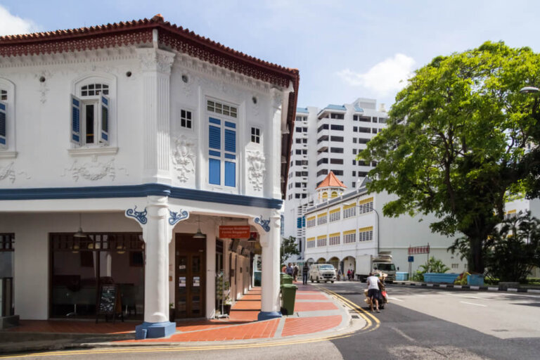 La vida en las calles de Tiong Bahru, en Singapur