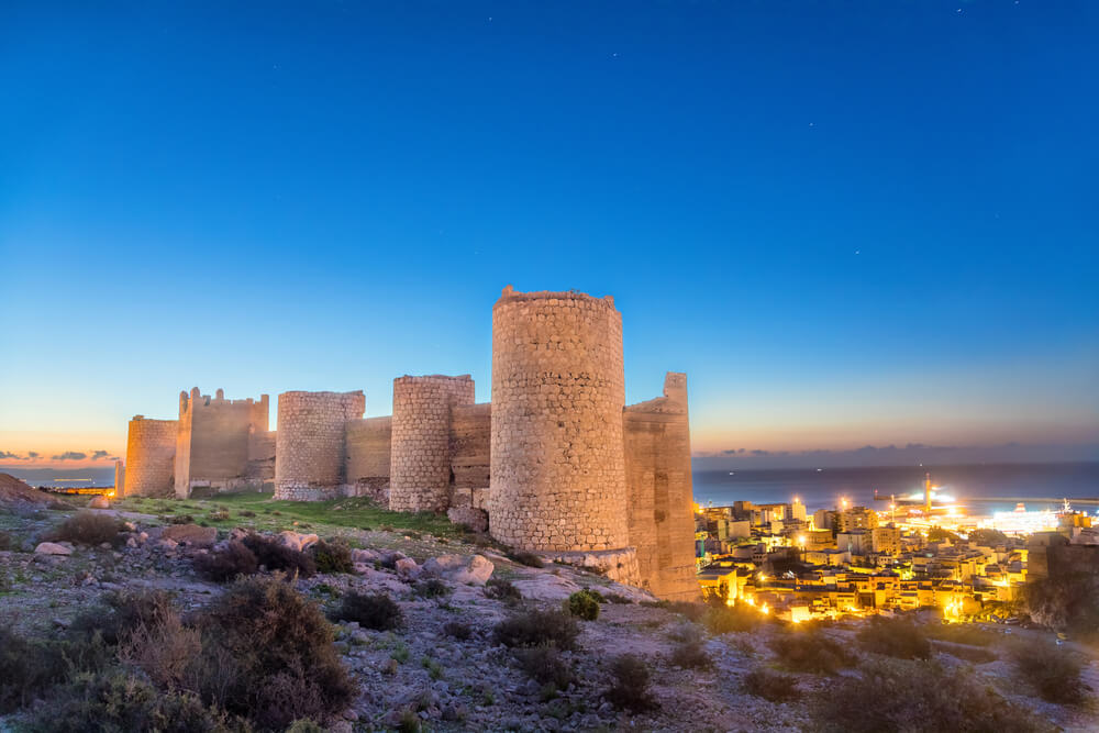 Muralla medieval de la alcazaba de Almería