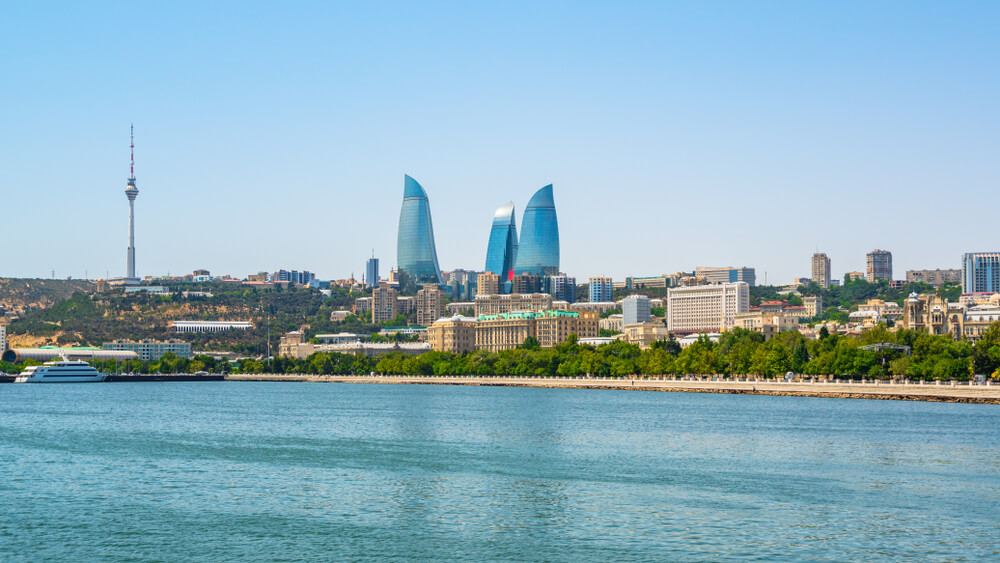 Vista de Bakú
