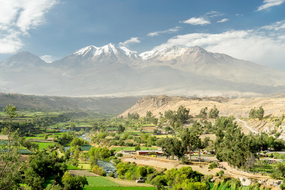 Campos de la campiña de Arequipa
