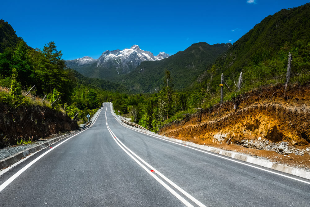 Carretera Austral cerca de Hornopirén