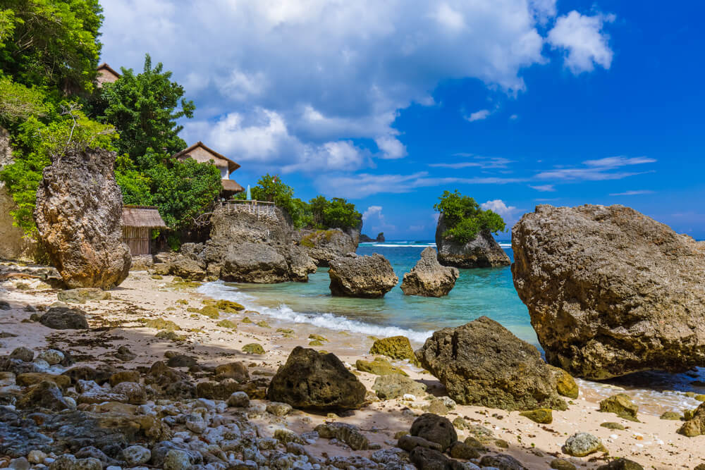 Vista de la playa Impossibles Beach