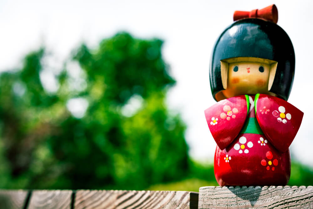 Kokeshi, una de las artesanías típicas de Japón
