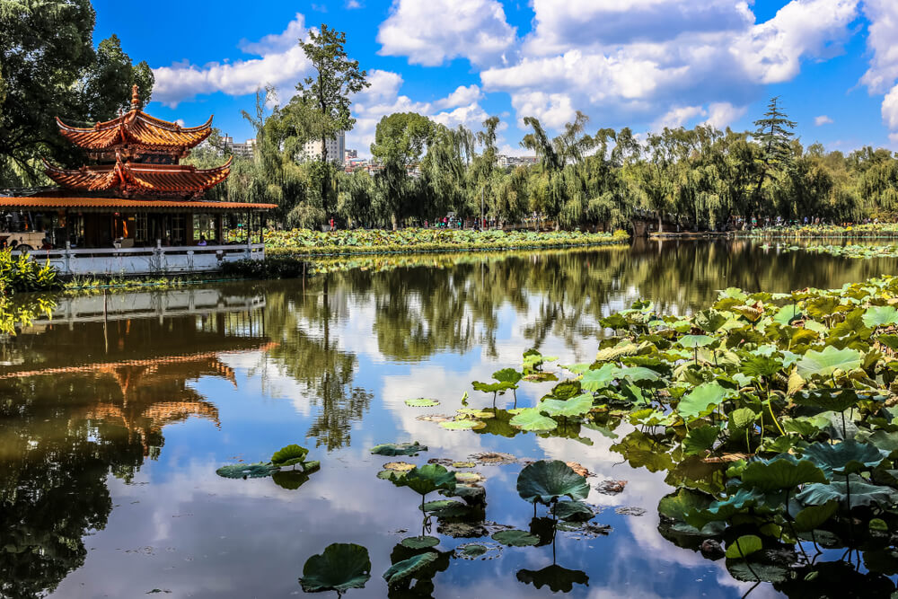 Lago Verde en Kunming