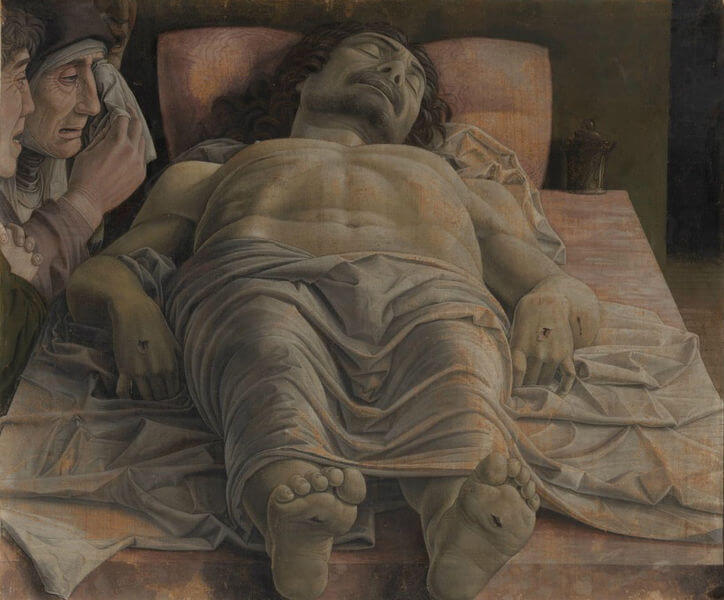 'Lamentación sobre Cristo muerto' de Andrea Mantegna