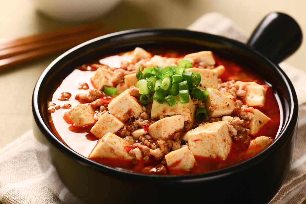 Olla de mapo tofu
