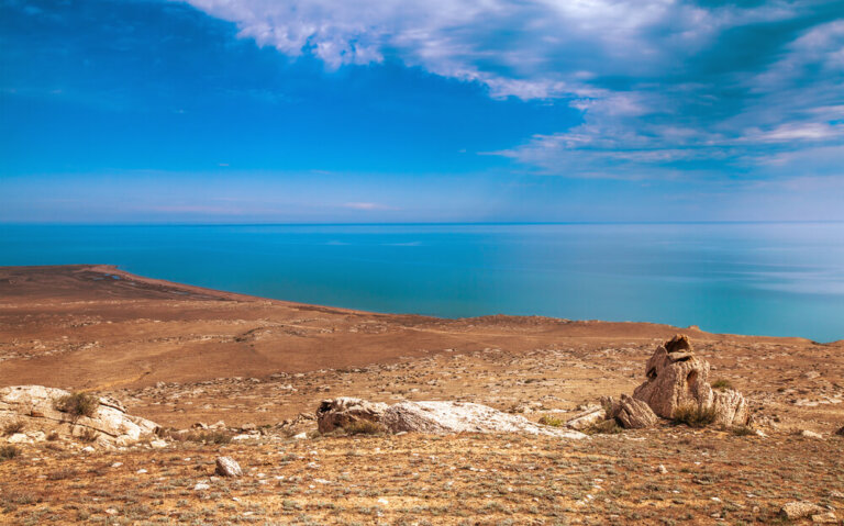 El mar Caspio, el lago más grande del mundo