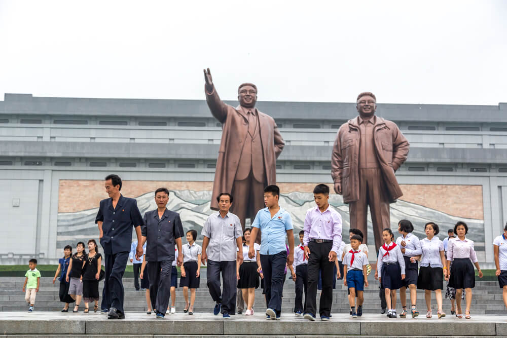 Genet en Pyongyang en Corea del Norte