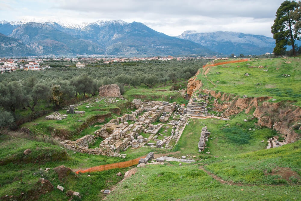 Ruinas de Esparta, una de las ciudades más antiguas de Grecia