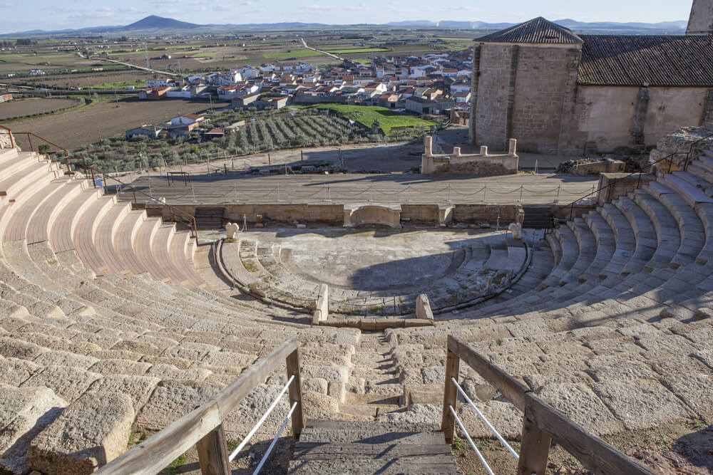 TEatro romano de Medellín en Badajoz
