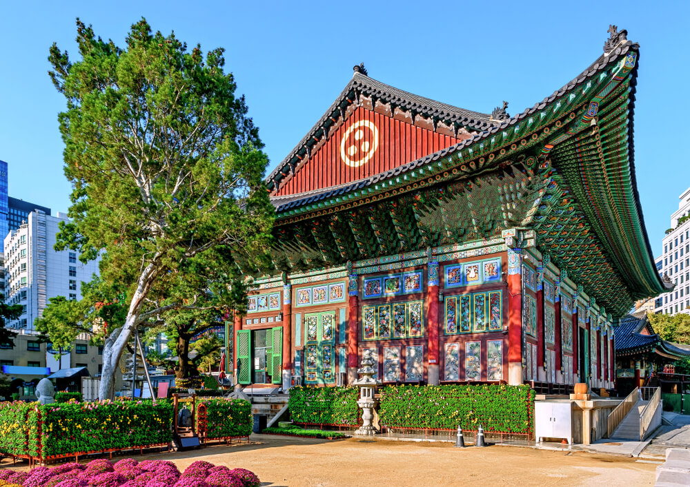 Templo Jogyesa en Seúl