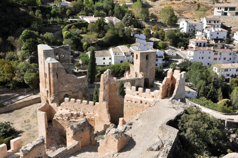 Vista aérea del castillo de La Iruela