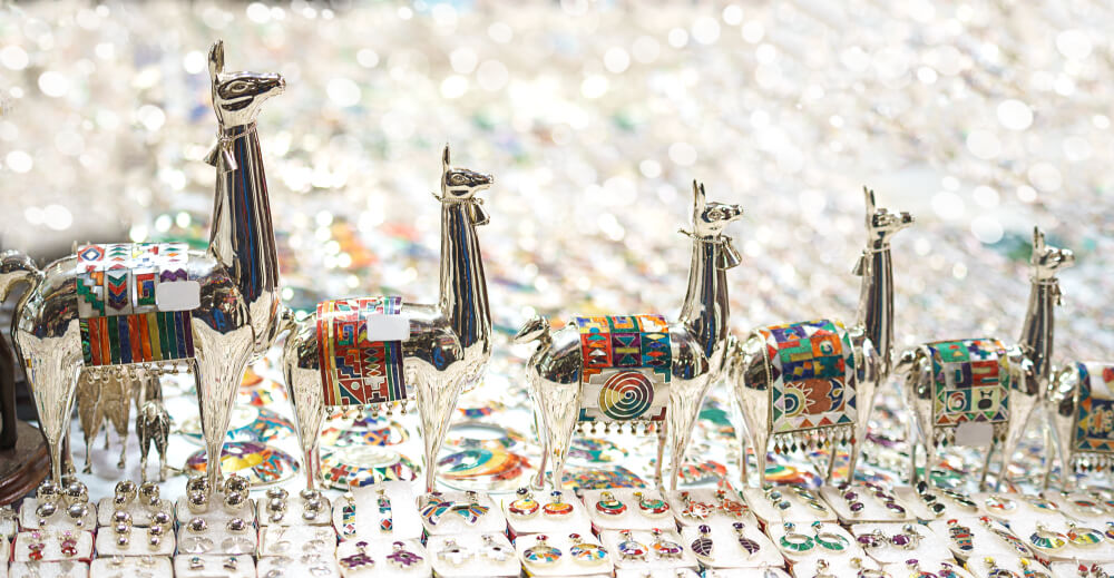 Artesanía en plata del Perú