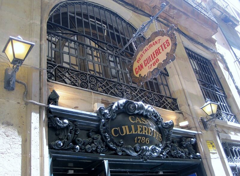 Can Culleretes, uno de los restaurantes con historia