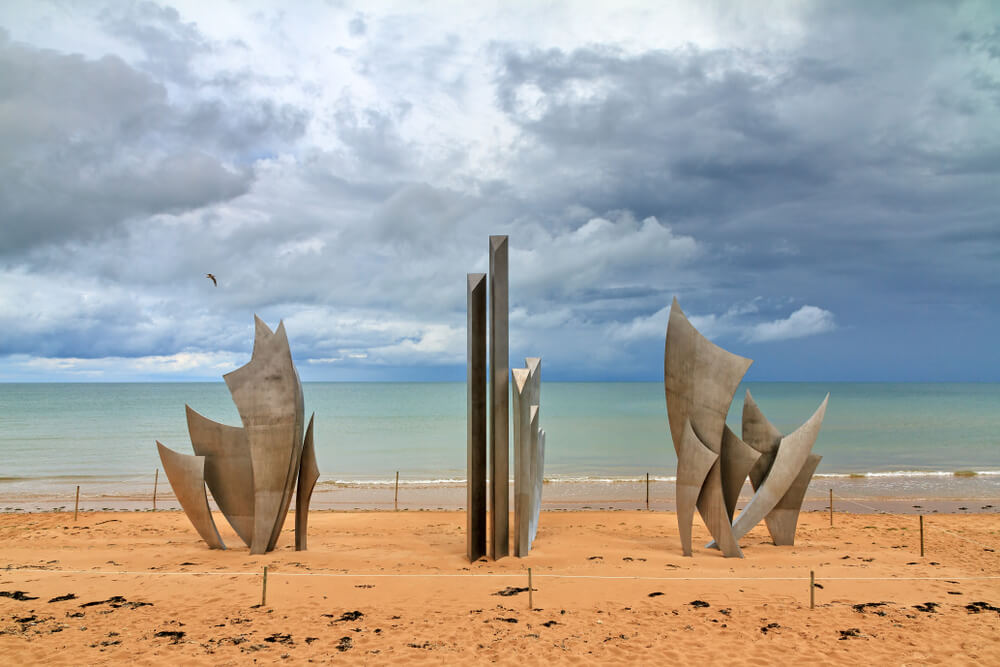 Monumento a la memoria en Normandía