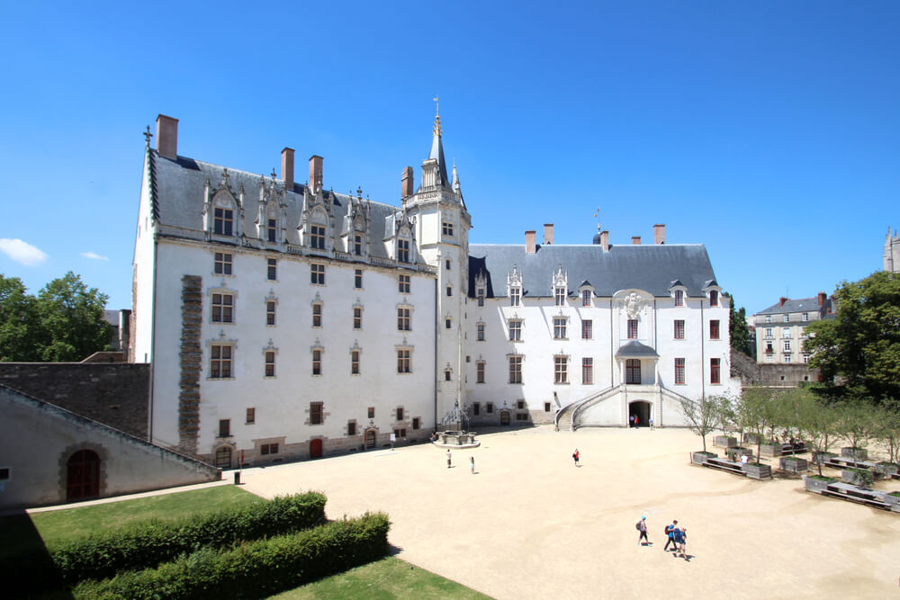 Patio del castillo de Nantes