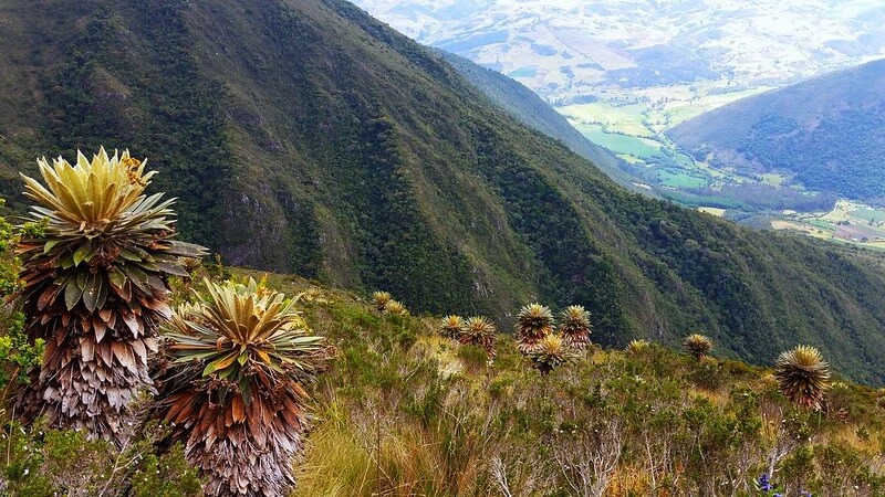 Vista del Santuario de Iguaque