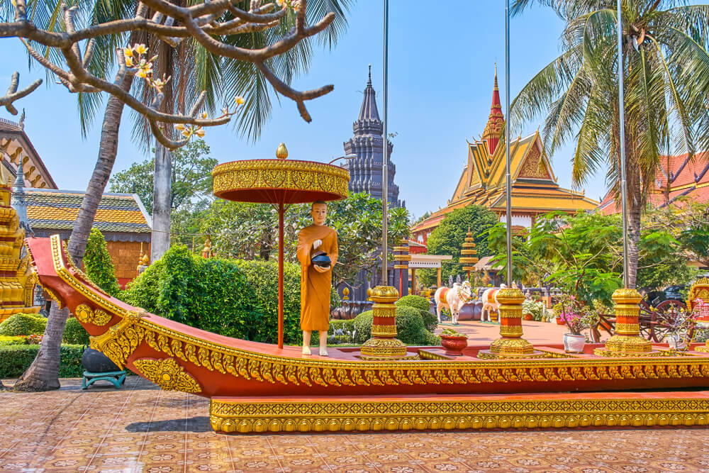 Templo Wat Preah Prom Rath en Siem Reap