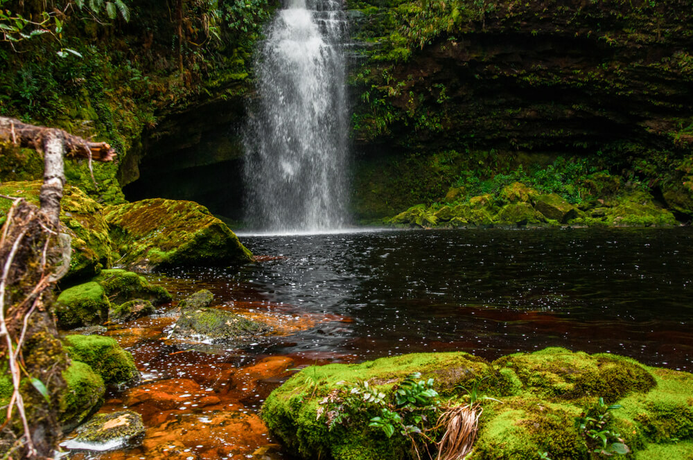 Cascada en Cueva de los Guácharos