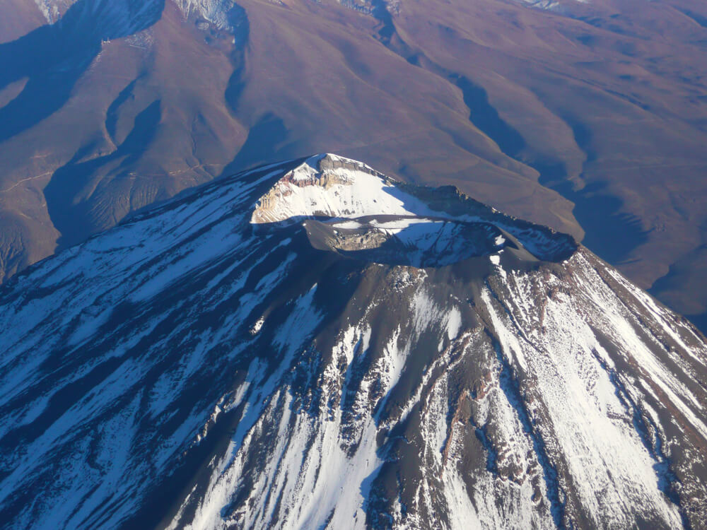 Cráter del volcán Misti