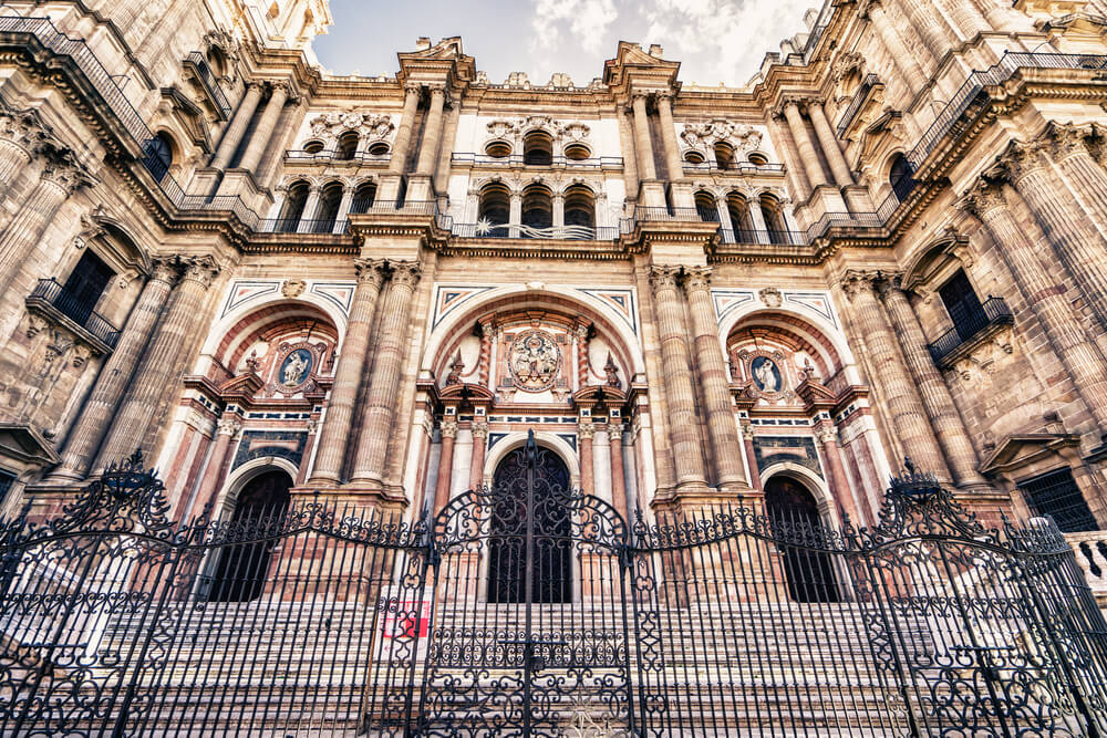 Fachada de la catedral de Málaga
