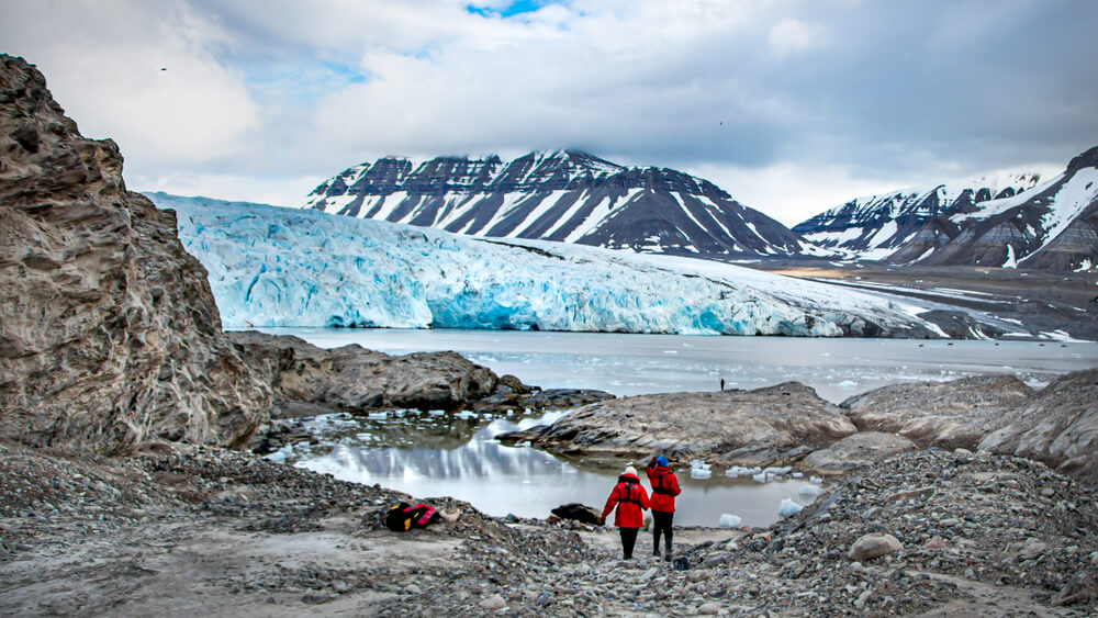 Glaciar en Svalbard