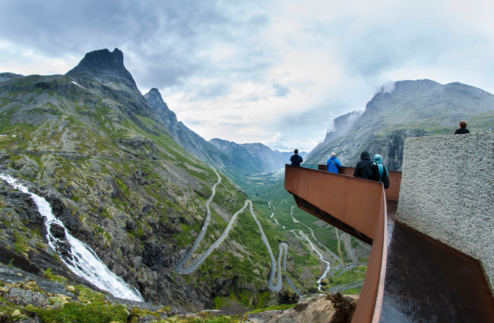 Mirador en la Trollstigen